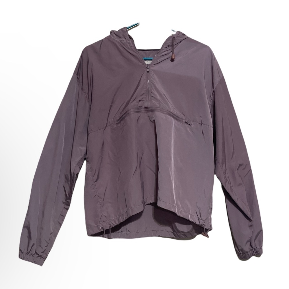 Lavender Thin hooded windbreaker